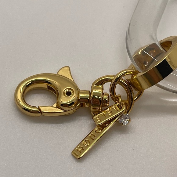 Lele Sadoughi GORGEOUS peachy/pink stone and acetate necklace. *RARE* - Picture 4 of 5